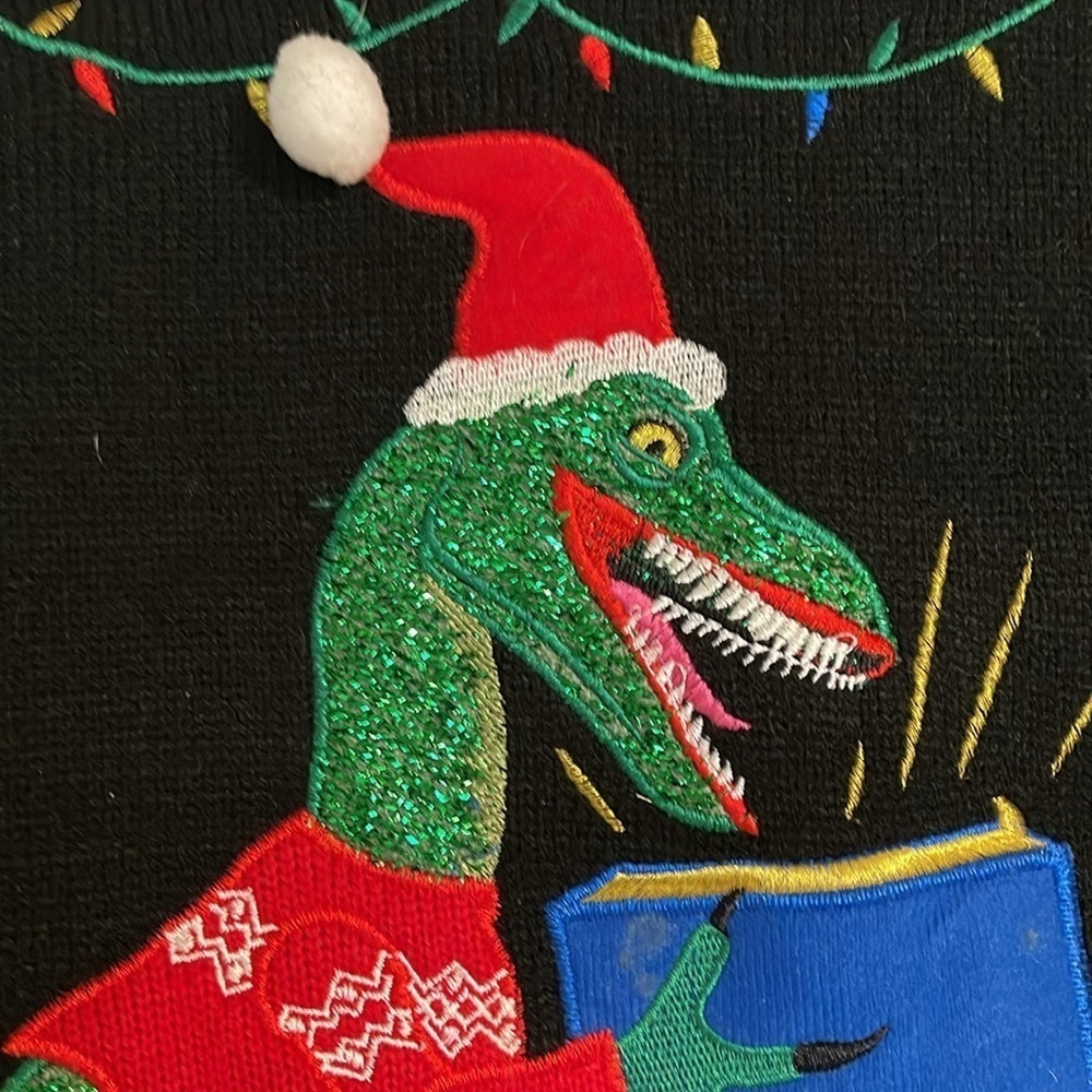 33 Degrees Ugly Christmas sweater women’s size large - Picture 3 of 5